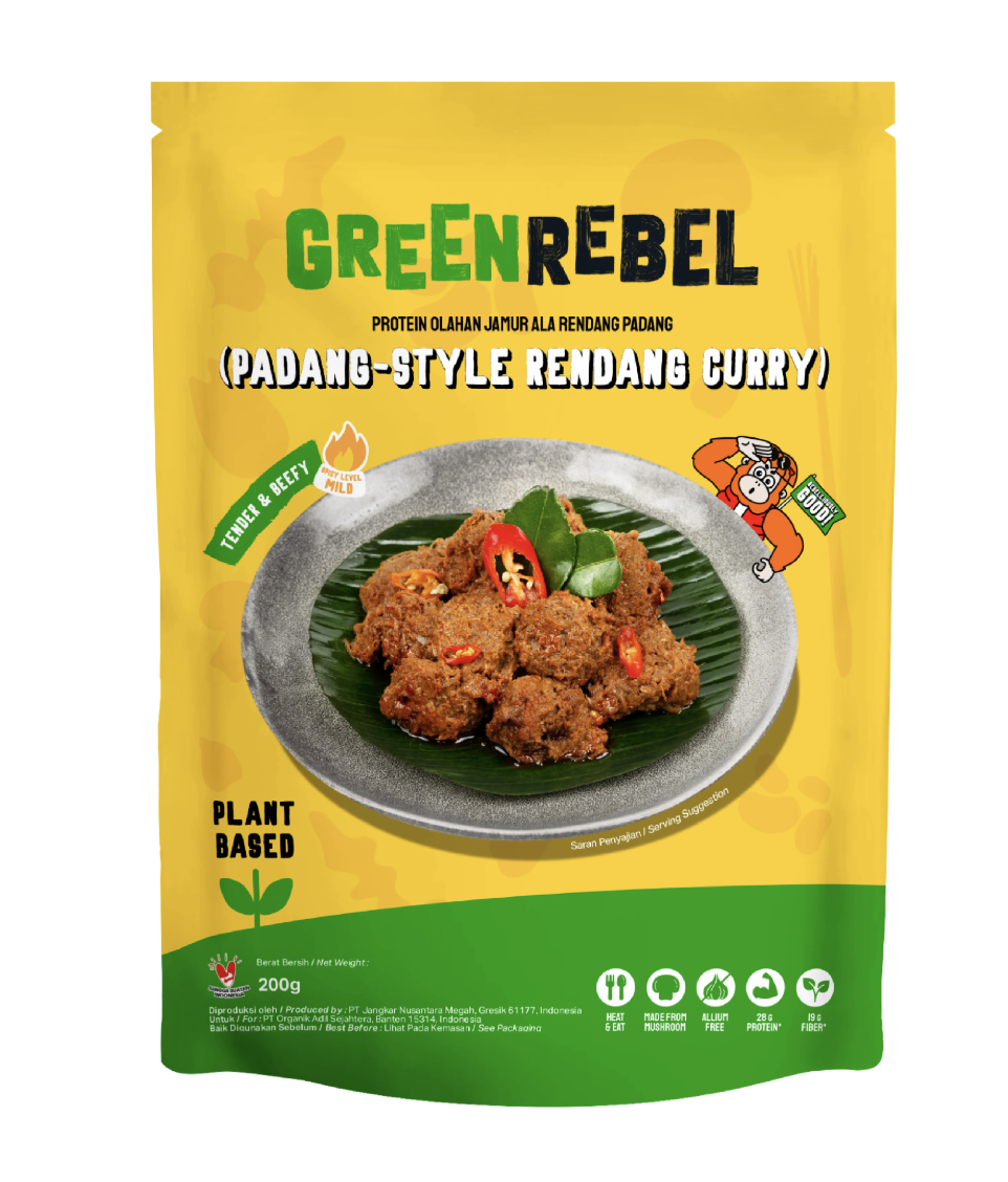 Heat & Eat Beefless Rendang (Non-Frozen) by Green Rebel