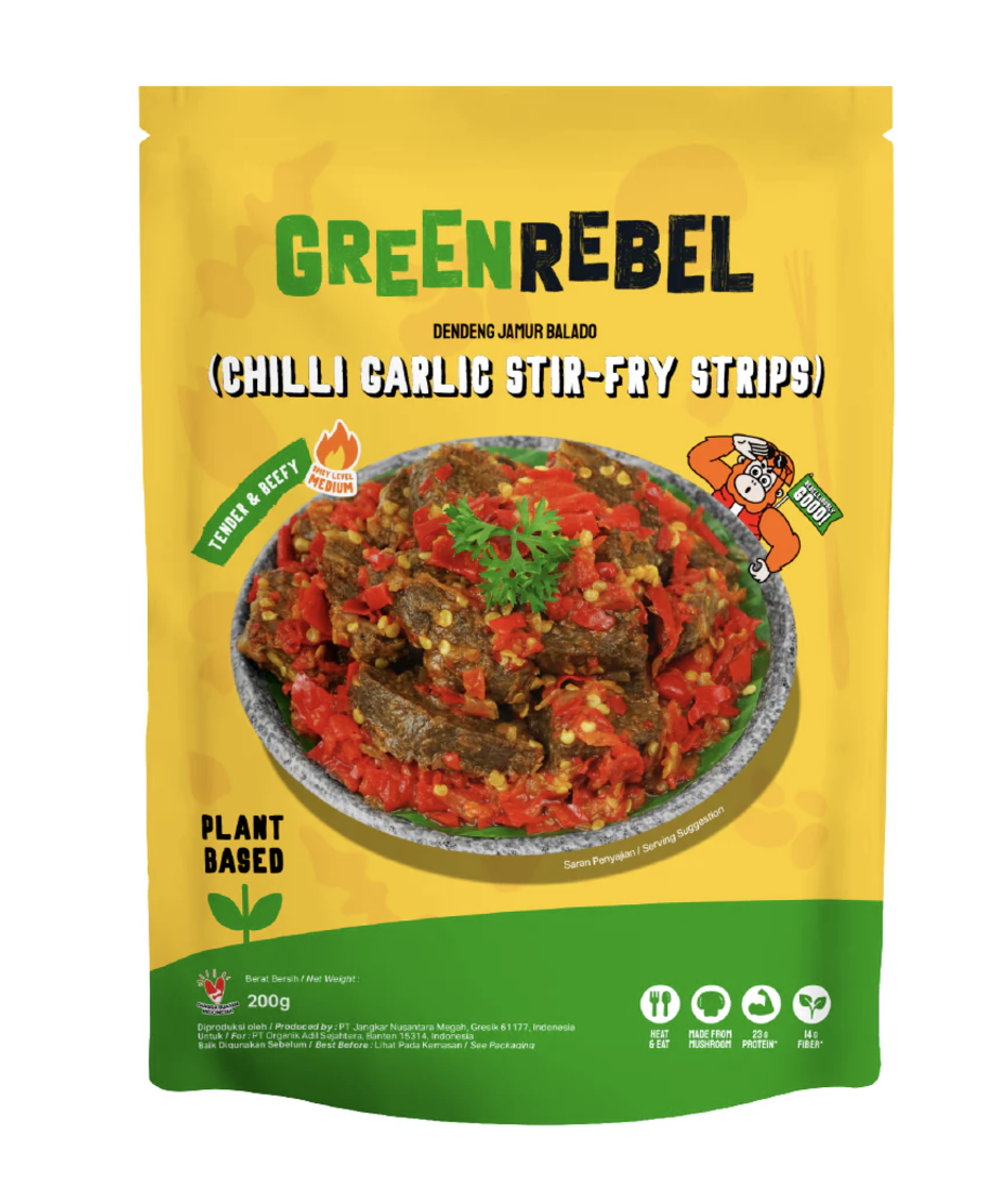 Heat & Eat Dendeng Balado Chilli Garlic (Non-Frozen) by Green Rebel